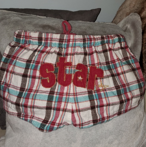 Plaid Pajama Shorts - Picture 1 of 2